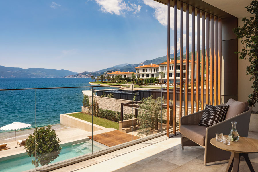 Hotel views at Adriatic Sea