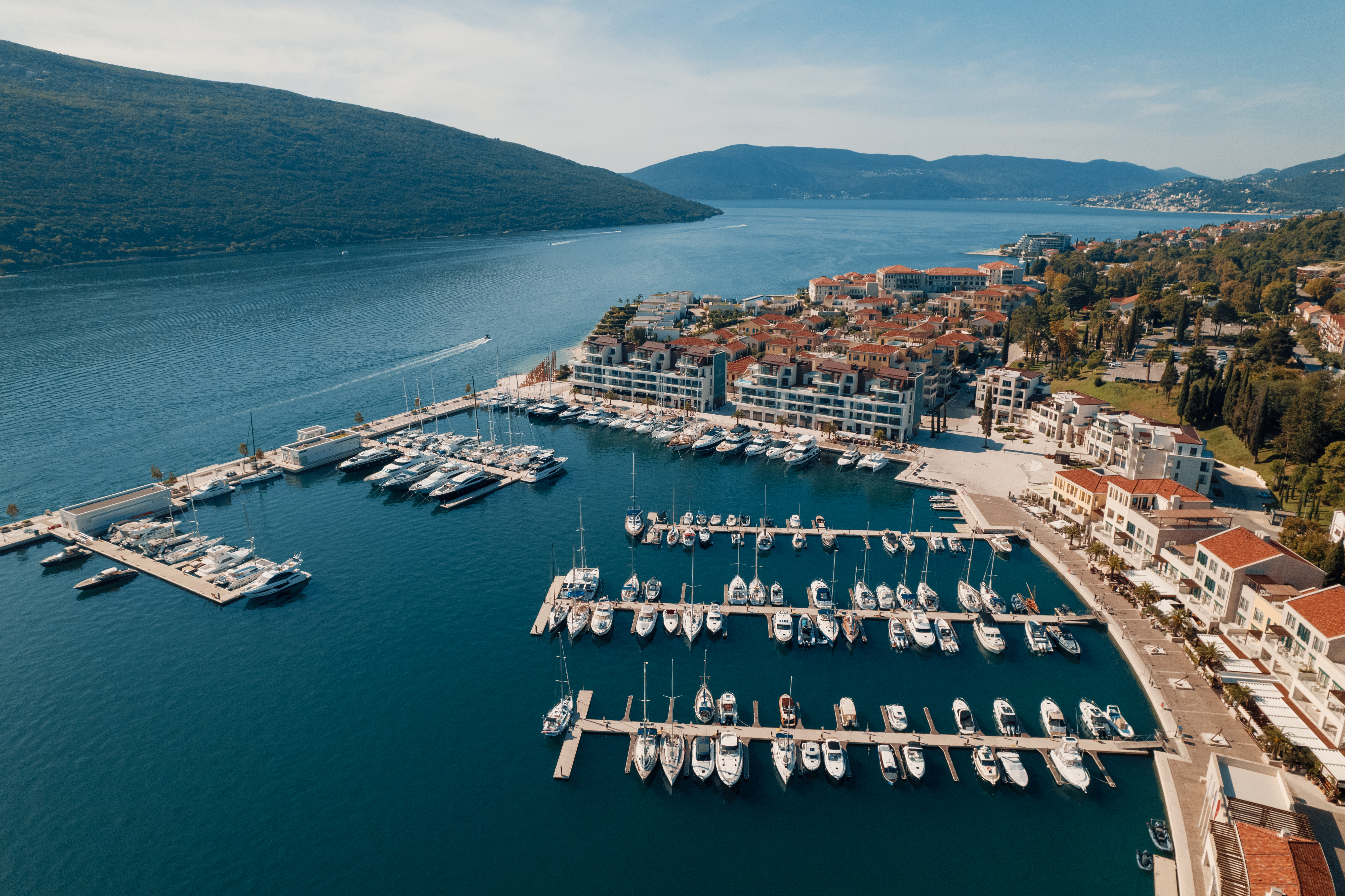 View looking over Boka Bay