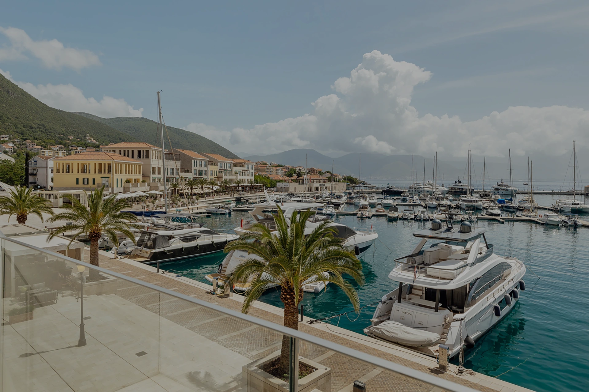 Perfect Marina Residences overlooking the beautiful Portonovi Marina and Boka Bay